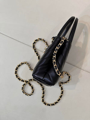 Chanel 26S AS4416 Mini Shopping Bag Shiny Lambskin & Gold-Tone Metal - Default Title - View 7