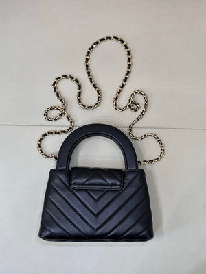 Chanel 26S AS4416 Mini Shopping Bag Shiny Lambskin & Gold-Tone Metal - Default Title - View 8