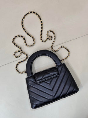Chanel 26S AS4416 Mini Shopping Bag Shiny Lambskin & Gold-Tone Metal - Default Title - View 9