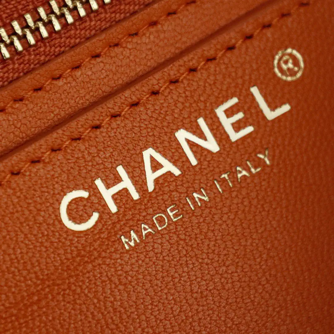 Chanel 26ss Matthieu Blazy Flap bag A00093 Orange suede