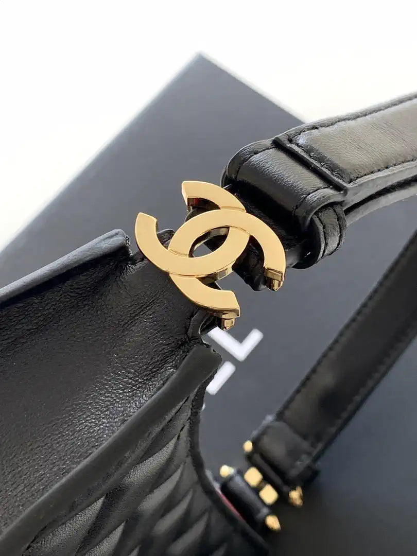 Chanel 26X AS6045 Hobo bag Lambskin Black