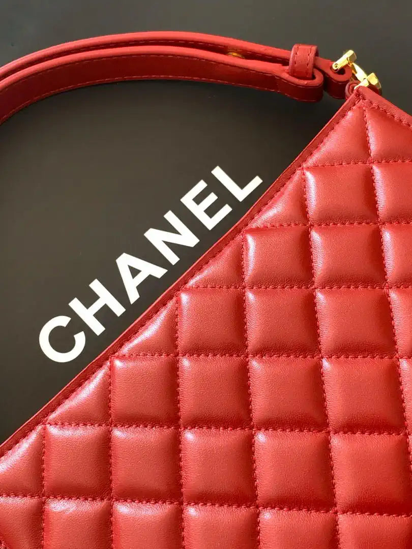 Chanel 26X AS6045 Hobo bag Lambskin Red