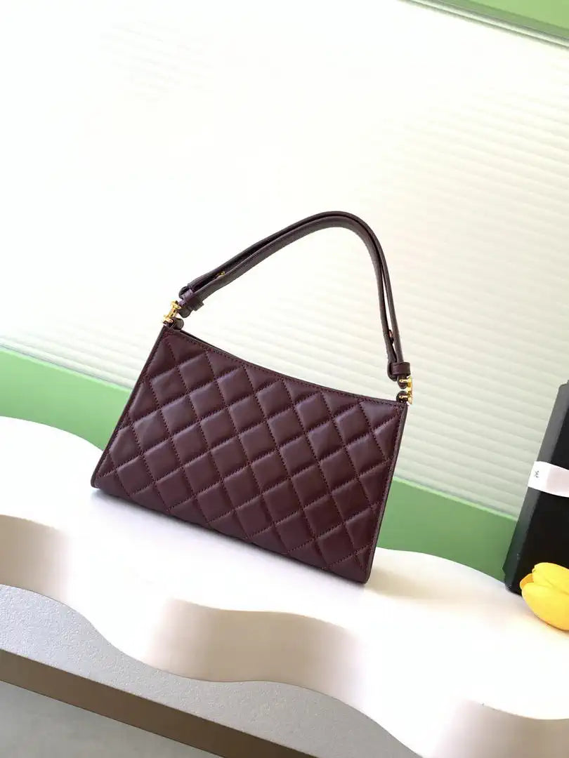 Chanel 26X AS6045 Hobo bag Lambskin Wine Red