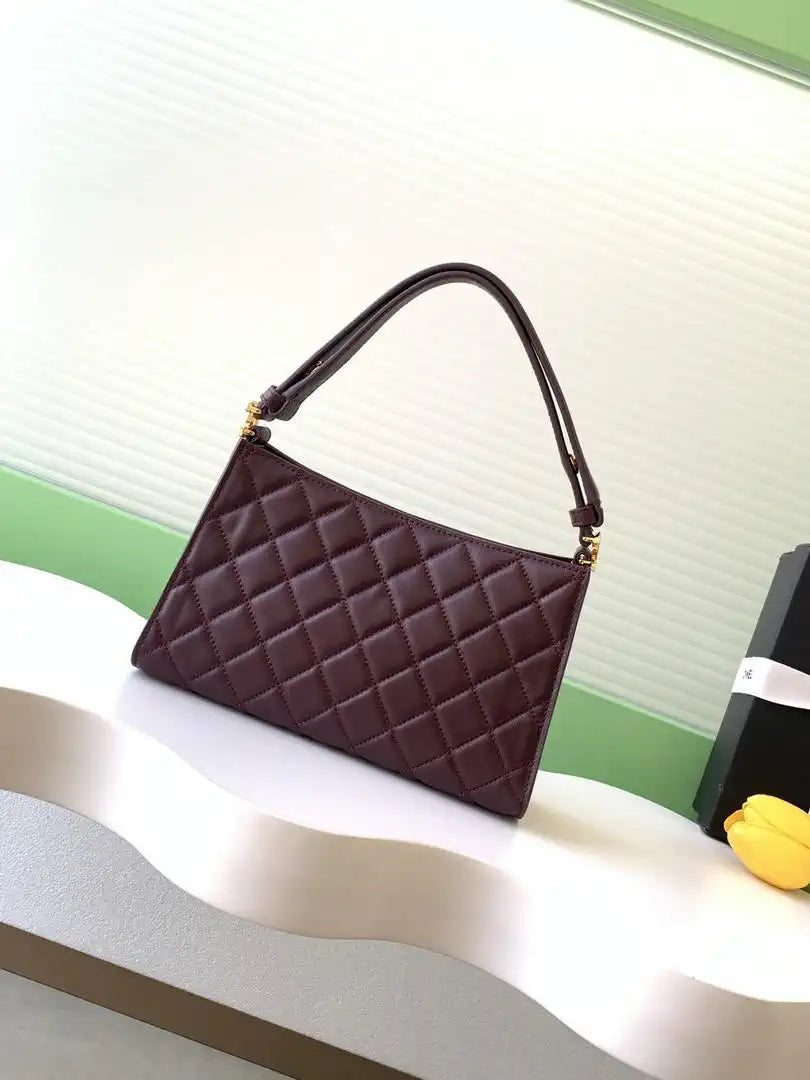 Chanel 26X AS6045 Hobo bag Lambskin Wine Red