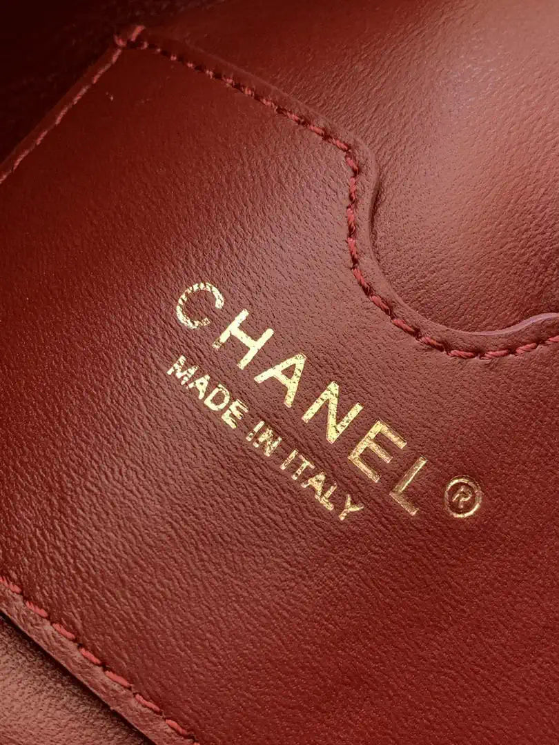 Chanel 26X AS6045 Hobo bag Lambskin Wine Red