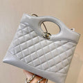 Chanel 31 mini Shopping Chain AS4133 Bag Gray
