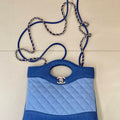 Chanel 31 mini Shopping Chain AS4133 Bag Blue