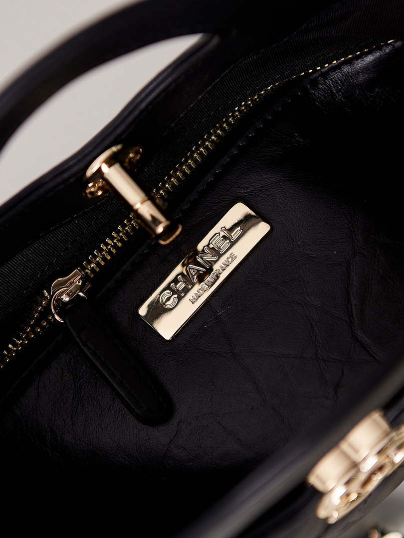 Chanel 31 mini Shopping Chain Lambskin leather AS4133 Bag Black - Default Title - View 9