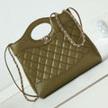 Chanel 31 mini Shopping Chain Lambskin leather AS4133 Bag Green - Default Title - View 1
