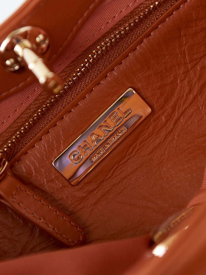 Chanel 31 mini Shopping Chain Lambskin leather AS4133 Bag Brown - Default Title - View 8