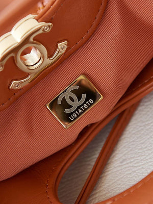 Chanel 31 mini Shopping Chain Lambskin leather AS4133 Bag Brown - Default Title - View 9