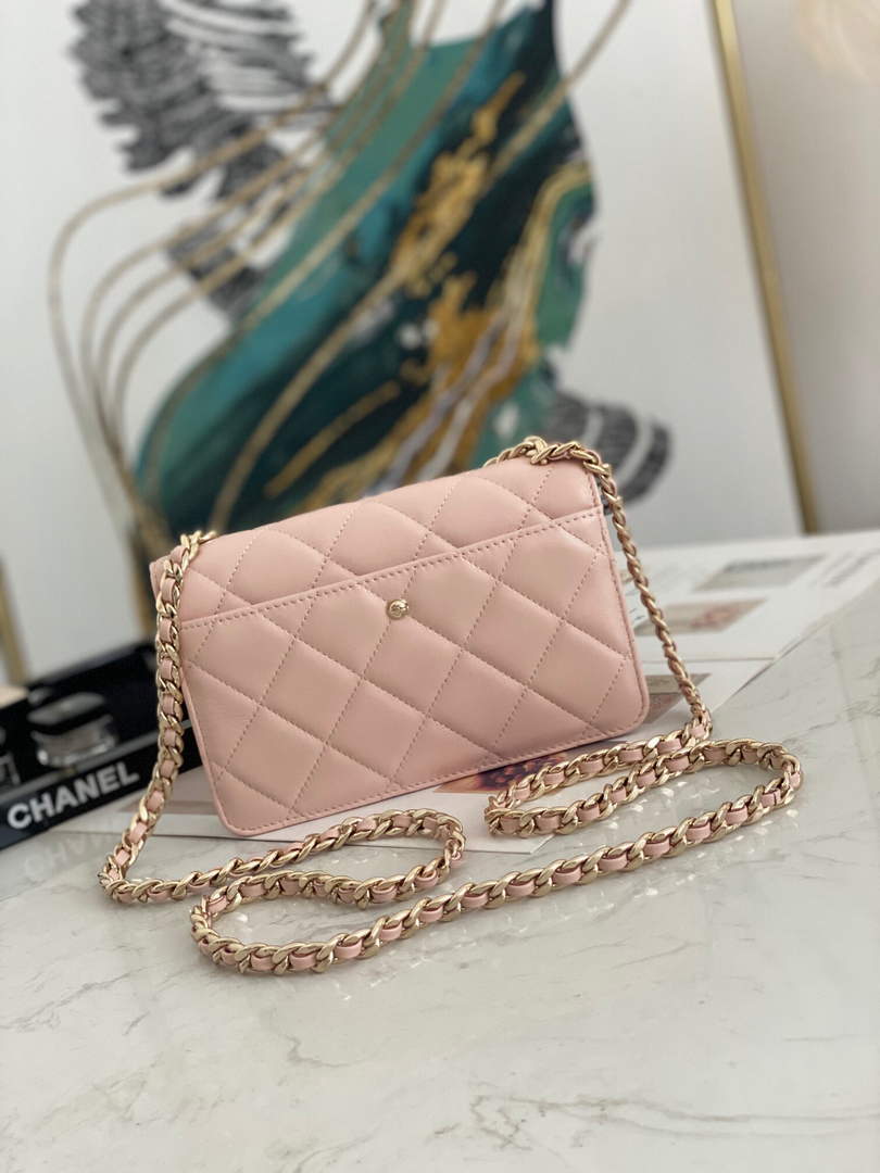 Chanel A81171 Chanel Flap bag Lambskin Pink - Default Title - View 3