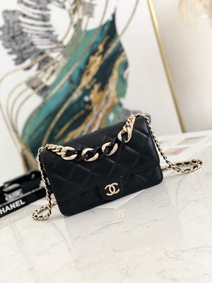 Chanel A81171 Chanel Flap bag Lambskin Black - Default Title - View 1