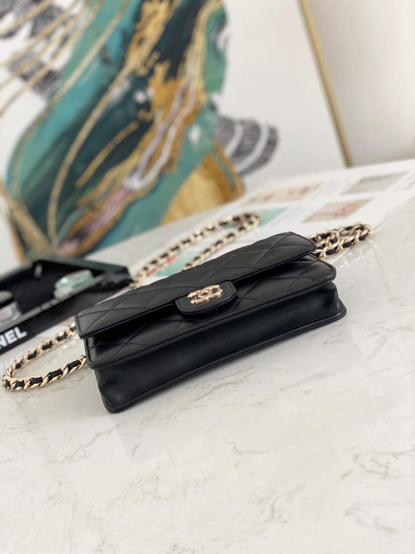 Chanel A81171 Chanel Flap bag Lambskin Black - Default Title - View 3
