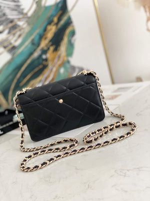 Chanel A81171 Chanel Flap bag Lambskin Black - Default Title - View 4