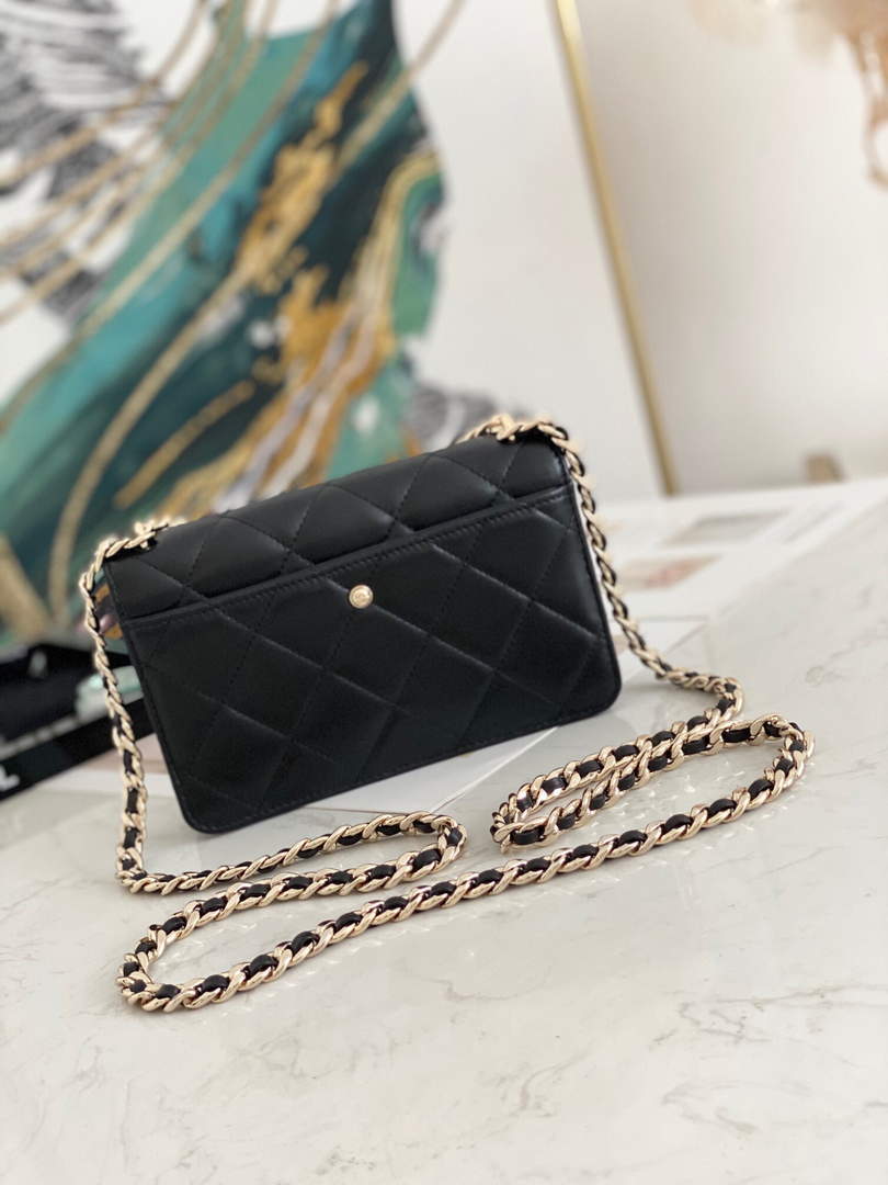 Chanel A81171 Chanel Flap bag Lambskin Black - Default Title - View 4