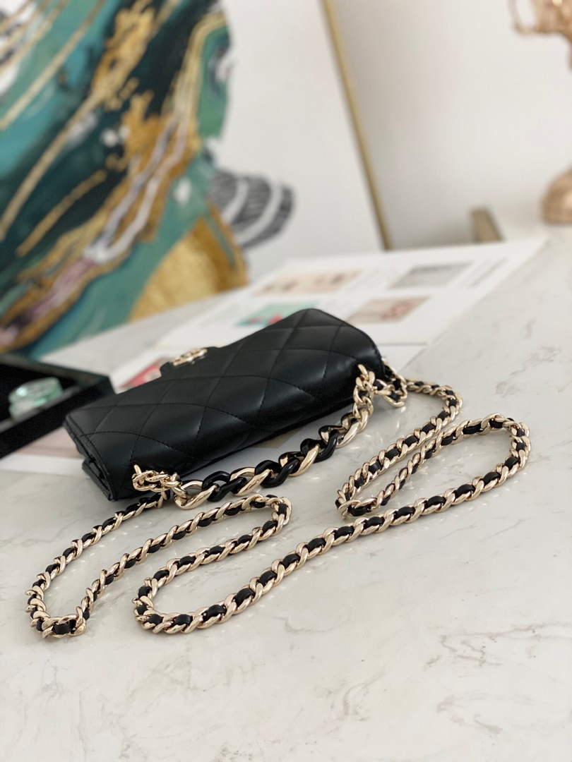 Chanel A81171 Chanel Flap bag Lambskin Black