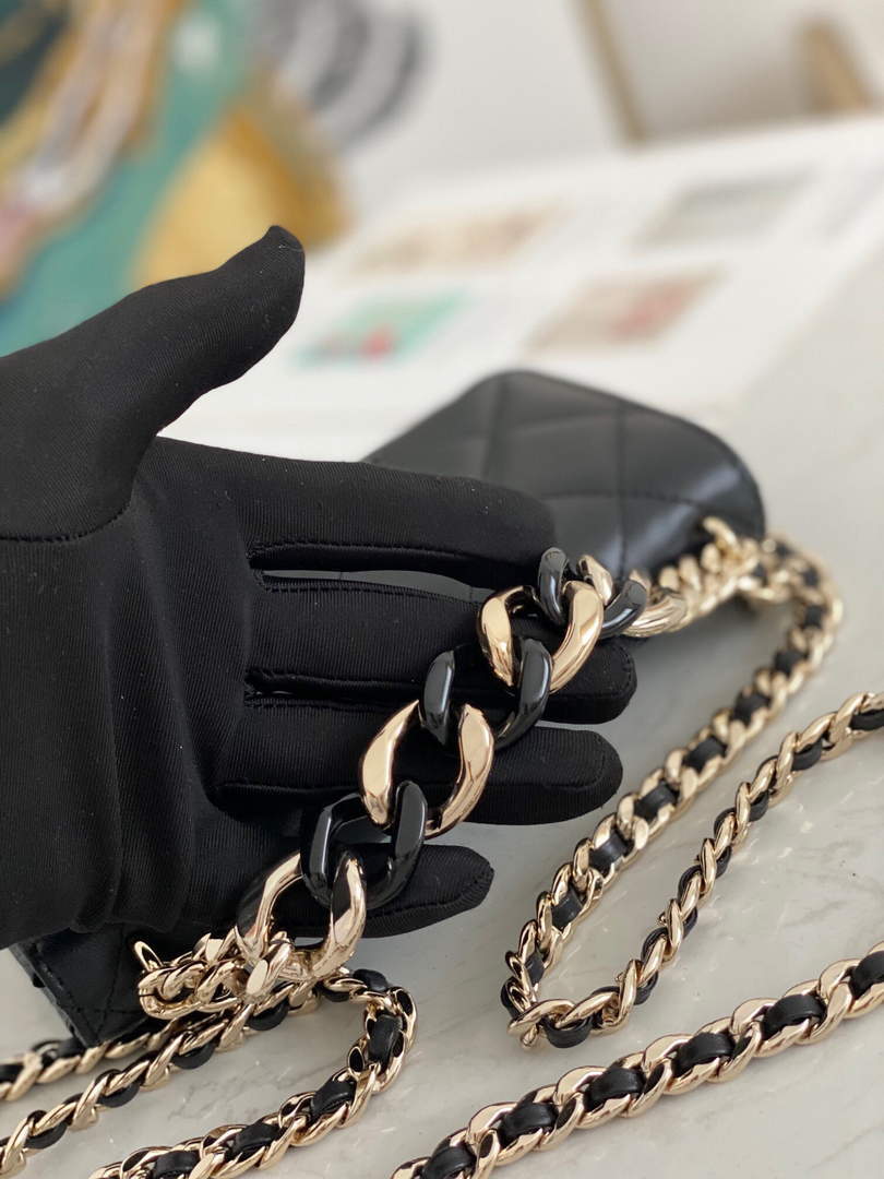 Chanel A81171 Chanel Flap bag Lambskin Black - Default Title - View 6