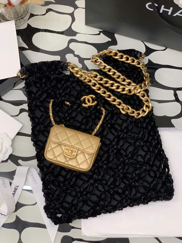 Chanel 99126 Small Box Bag Shoulder bag Black - Default Title - View 1
