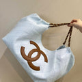 Chanel AS6191 Shopping Bag tote Light blue