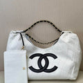 Chanel AS6191 Shopping Bag tote White