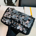 Chanel A01112 Classic Handbag embroidered Lambskin Gold-Tone - Default Title - View 1