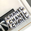 Chanel A01112 Flap Classic 11.12 Handbag 24S letter shape Silver shiny sequin - Default Title - View 1