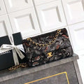 Chanel A01112 Flap Classic 11.12 Handbag 25S Black shiny sequin