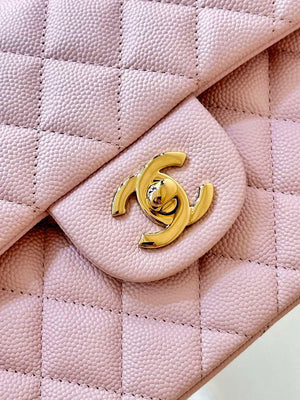 Chanel A01112 Flap Classic 11.12 Handbag Calfskin Gold Light Pink - Default Title - View 5