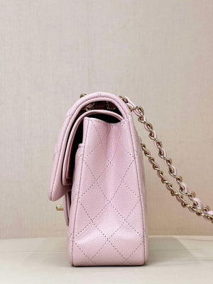 Chanel A01112 Flap Classic 11.12 Handbag Calfskin Gold Light Pink - Default Title - View 6