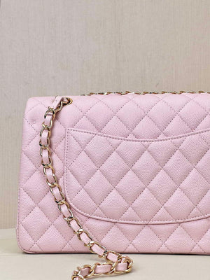 Chanel A01112 Flap Classic 11.12 Handbag Calfskin Gold Light Pink - Default Title - View 8