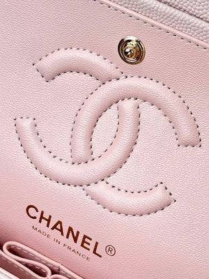 Chanel A01112 Flap Classic 11.12 Handbag Calfskin Gold Light Pink - Default Title - View 13