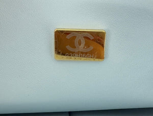 Chanel A01112 Flap Classic 11.12 Handbag Calfskin & Gold-Tone Metal Lake Blue - Default Title - View 9