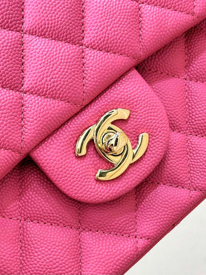 Chanel A01112 Flap Classic 11.12 Handbag Calfskin Pink - Gold - View 6