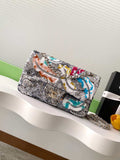 Chanel A01112 Flap Classic 11.12 Handbag Colorful sequin beads