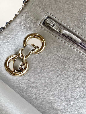 Chanel A01112 Flap Classic 11.12 Handbag Colorful sequin beads - Default Title - View 7