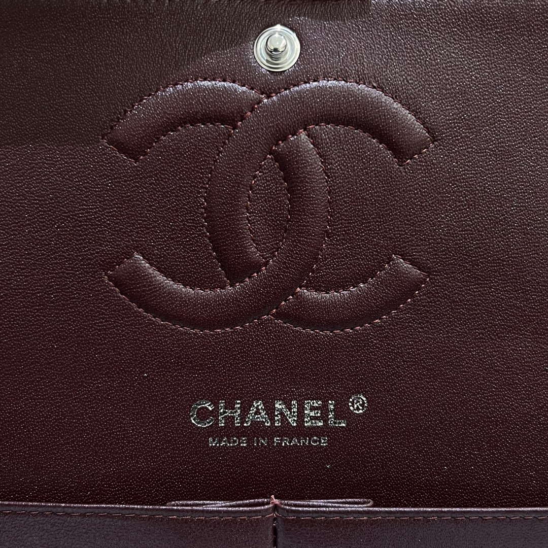 Chanel A01112 Flap Classic 11.12 Handbag Haas Lambskin & Gold-Tone Metal Black