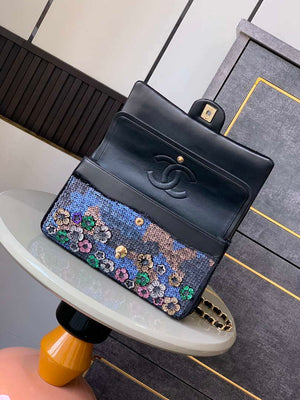 Chanel A01112 Flap Classic 11.12 Handbag High-end handmade embroidery Sequined - Default Title - View 5