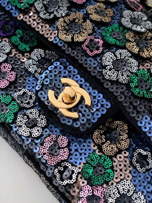 Chanel A01112 Flap Classic 11.12 Handbag High-end handmade embroidery Sequined - Default Title - View 6