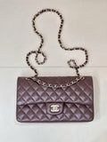 Chanel A01112 Flap Classic 11.12 Handbag Lambskin Dark Red