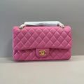 Chanel A01112 Flap Classic 11.12 Handbag Lambskin Pink