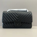 Chanel A01112 Flap Classic 11.12 Handbag Lambskin Black V