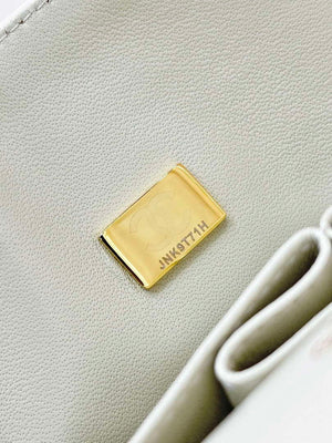 Chanel A01112 Flap Classic 11.12 Handbag White Lambskin Gold - Default Title - View 5