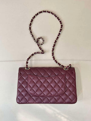 Chanel A01112 Flap Classic 11.12 Handbag Wine Red Lambskin Gold - Default Title - View 7
