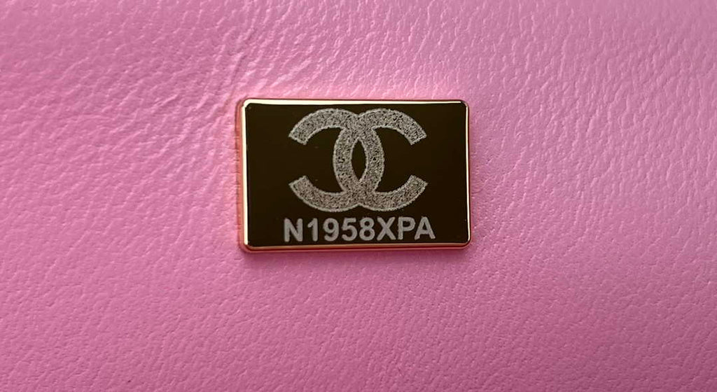 Chanel A01112 Flap Classic Handbag Woolen & Gold-Tone Metal Pink