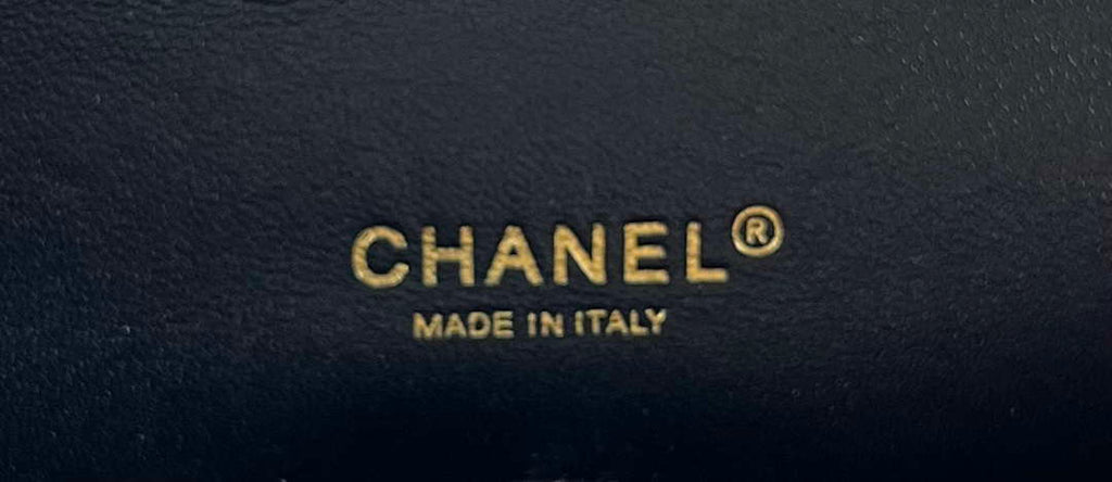 Chanel A01112 Flap Classic Handbag Woolen & Gold-Tone Metal Pink & Blue
