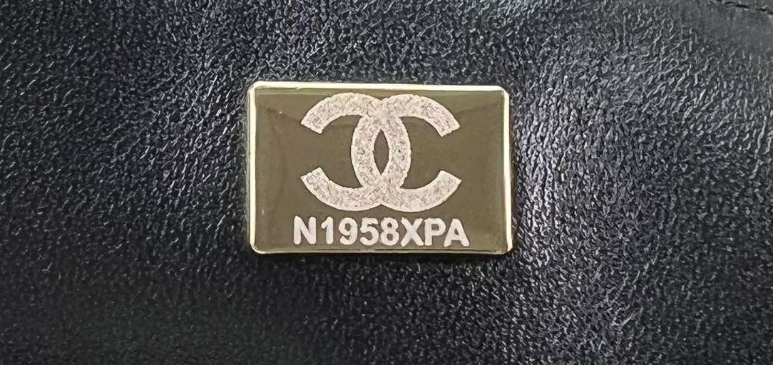 Chanel A01112 Flap Classic Handbag Woolen & Gold-Tone Metal Pink & Blue