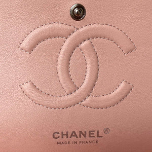 Chanel A01112 Flap Handbag Classic bag Grained shiny Calfskin Pink Silver - Default Title - View 7