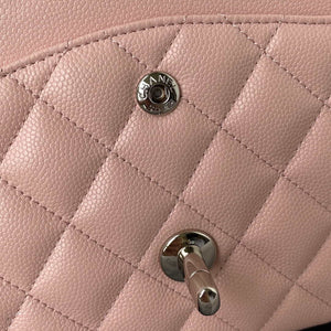 Chanel A01112 Flap Handbag Classic bag Grained shiny Calfskin Pink Silver - Default Title - View 8