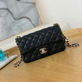 Chanel A01113 Flap Handbag Classic Bag Black Lambskin Gold With Ball - Default Title - View 1